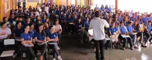 Deputado Pedro Kemp faz palestra na E. E. Teotônio Vilella, em Campo Grande.