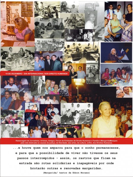 Trajetória da jornalista Margarida Marques é celebrada na Capital