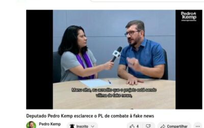 Pedro Kemp esclarece PL de combate à fake news em MS
