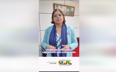 Em vídeo exclusivo, Ministra das Mulheres parabeniza ALEMS pela coragem de aprovar Projeto de Lei de combate à misoginia e pela vida