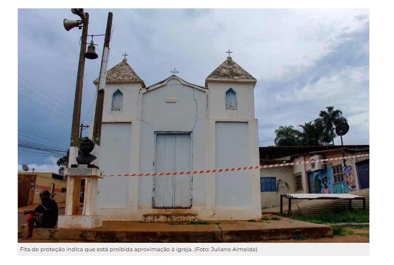 Igreja da comunidade quilombola Tia Eva enfrenta abandono e Kemp cobra reparos urgentes a patrimônio cultural