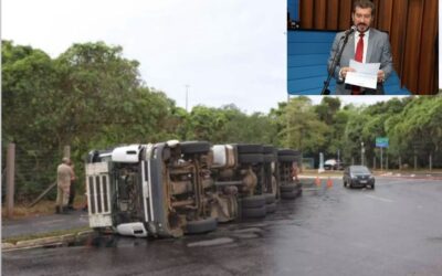 Kemp apresenta Projeto de Lei que proíbe o tráfego de caminhões na área do Parque dos Poderes