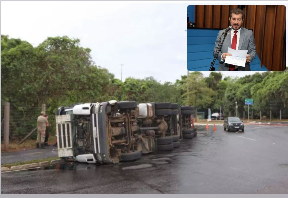 Kemp apresenta Projeto de Lei que proíbe o tráfego de caminhões na área do Parque dos Poderes
