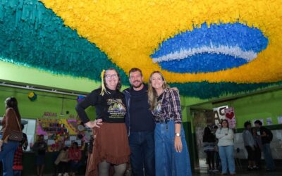 Festa Junina da Escola Maria de Lourdes Toledo Areias, no Rouxinóis em clima de Copa do Mundo!
